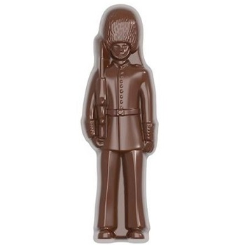 Chocolate World 53 g Royal Guard with Busby Polycarbonate Chocolate Mould